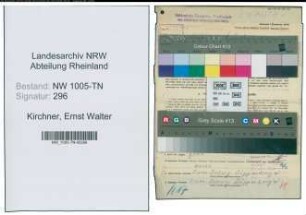 Entnazifizierung Ernst Walter Kirchner , geb. 25.05.1903 (Hilfsarbeiter)