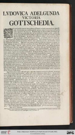 Lvdovica Adelgunda Victoria Gottschedia