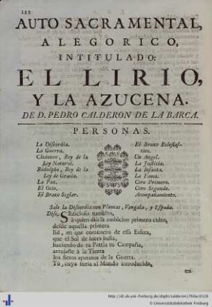 El Lirio, y la Azucena.