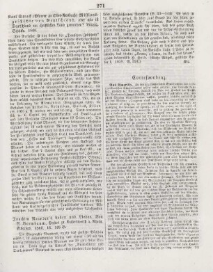 271 "Joachim Neander's Leben und Lieder" von R. Vormbaum