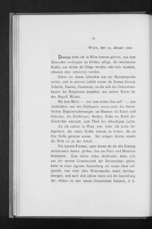 Wien, den 23. Januar 1900