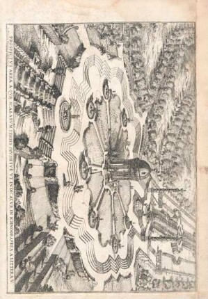 Prospectus areae a qua scalarum series dividitur ut indicatur in ichnographia a littera V.
