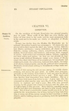 Chapter VI. Condition