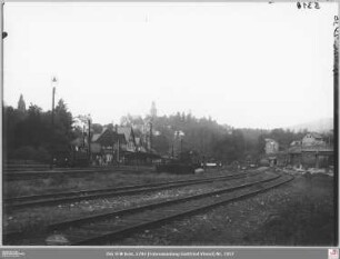 Bahnhof in Kronberg von Norden