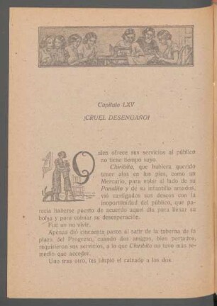 Capítulo LXV - ¡Cruel desengaño!