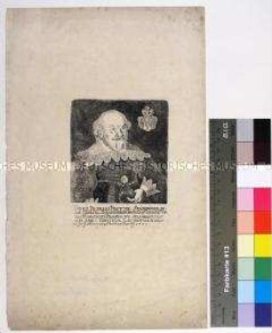 Porträt des deutsch-brandenburgischer Diplomat und Jurist Petrus Fritze