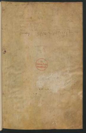 Altes Vorsatzblatt
