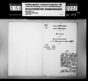 Buttenhausen: Schuldaufnahmen der Gemeinde für den Ausbau der Schule, Bau von Nachbarschaftsstraßen und für den Wasserleitungsbau