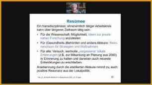 Nachhaltige StadtGesundheit im transdisziplinären Diskussionsprozess