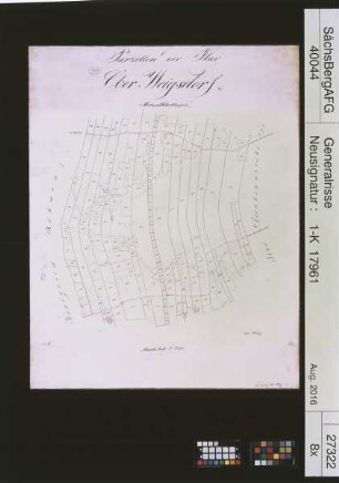 Parzellen der Flur Oberweigsdorf [Wigancice Zytawskie], Amtshauptmannschaft Zittau