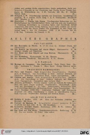 Aeltere Graphik(Nr. 390-629)