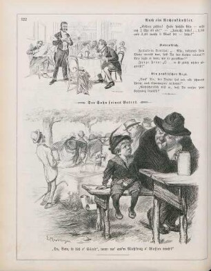 "Auch ein Rechenkünstler" "Der Sohn seines Vaters"