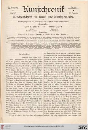 Heft 16 (27. Januar 1887)