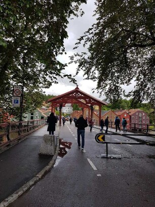 Trondheim: Alte Stadtbrücke Gamle Bybru