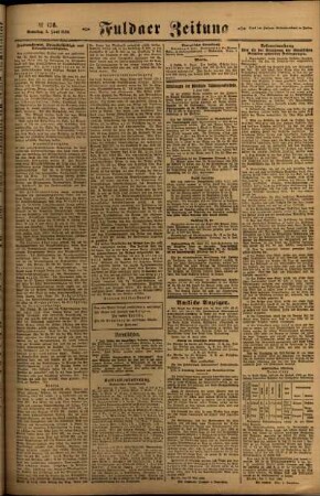 Zweite Ausgabe vom Samstag, den 05. Juni 1920.