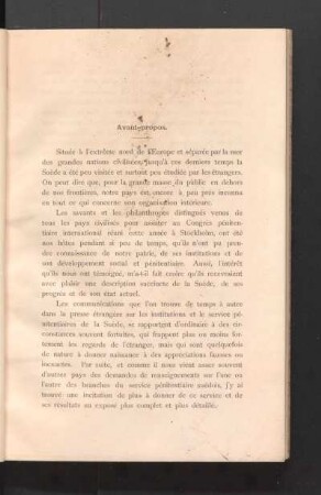 Avant-propos.