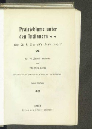 Prairieblume unter den Indianern