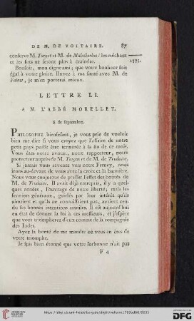 (Lettre LI - LX)