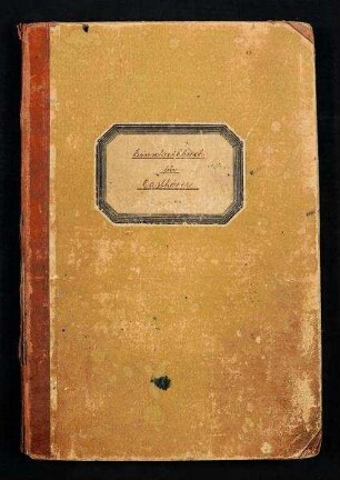 Einschreibebuch für Gasthörer, (Herbst 1850 bis SoSe 1956)