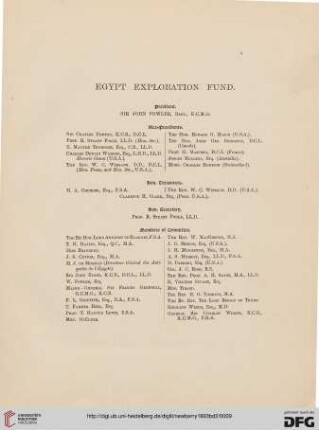 Egypt Exploration Fund