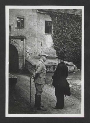 [Foto: Karl Lamprecht und Börries von Münchhausen]
