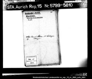 Hausierkonzessionen und -gesuche: Andreas Stüver aus Seulingen, Musikaufführungen