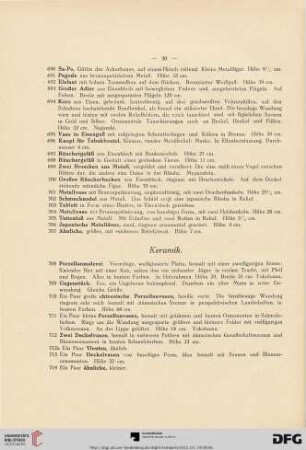 Keramik (Nr. 708-824)