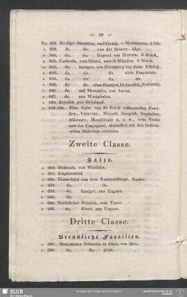 Dritte Classe. Brennliche Fossilien