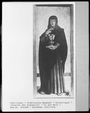 Altarflügel: Johannes der Evangelist
