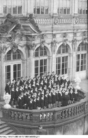 Dresden, Zwinger. Serenade, Juni 1953