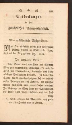 Entdeckungen in der gerichtlichen Arzneygelahrtheit