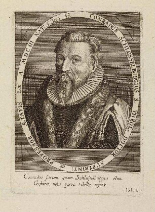 Bildnis von Konrad Schlküsselburg (1543-1619)