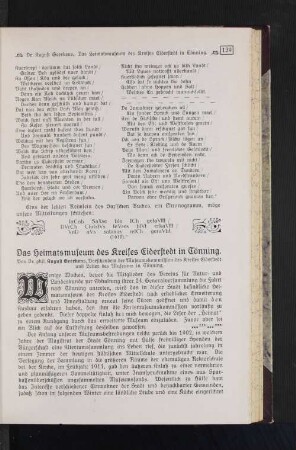 Das Heimatmuseum des Kreises Eiderstedt Tönning.