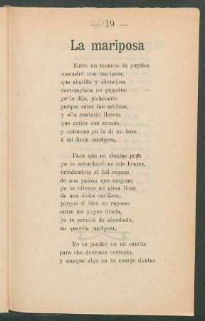 La mariposa