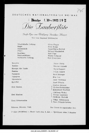 Die Zauberflöte