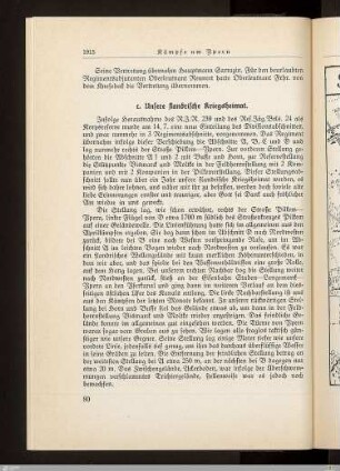 c) Unsere flandrische Kriegsheimat
