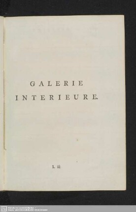 Galerie Interieure