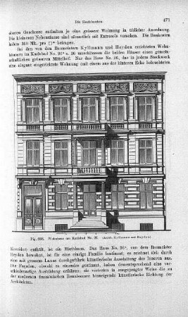 Fig. 388. Wohnhaus am Karlsbad No. 26