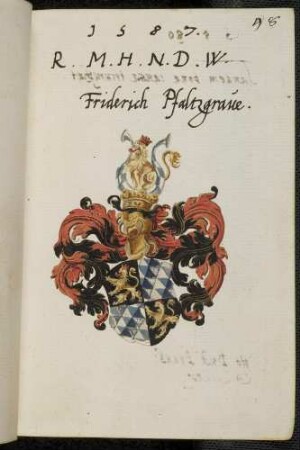 Wappen Pfalzgraf Friedrichs IV.