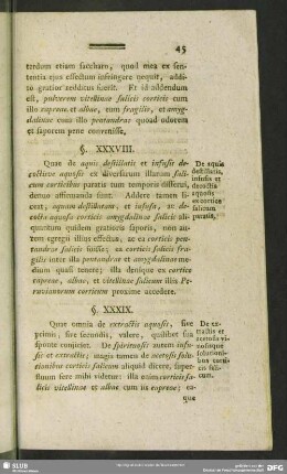 §. XXXIX. De extractis et acetosis vinosisque solutionibus corticis salicum