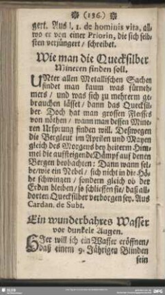 Wie man die Quecksilber Mineren finden soll