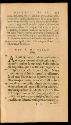 Cap. 8. De Syllogismo.