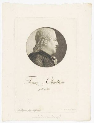 Bildnis des Franz Oberthür
