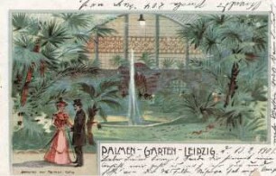 Palmen-Garten-Leipzig: Inneres der Palmen-Halle