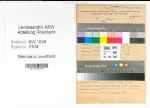 Entnazifizierung Everhard Niermann , geb. 06.03.1901 (Angestellter)