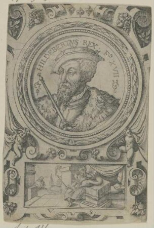 Bildnis des Hildebertvs Rex F. XVII