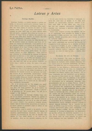 Letras y artes