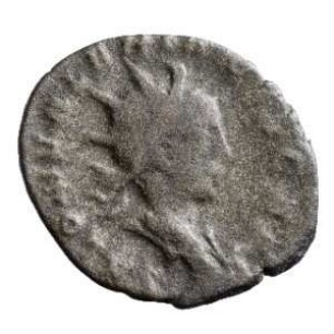 Münze, Antoninian, 258 n. Chr.