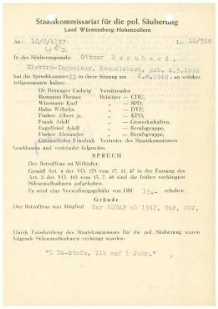 Bernhard, Otto