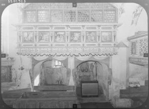 Jänkendorf-Ullersdorf (Waldhufen-Ullersdorf). Georgskirche (17. Jh., Anbau 1720). Inneres
